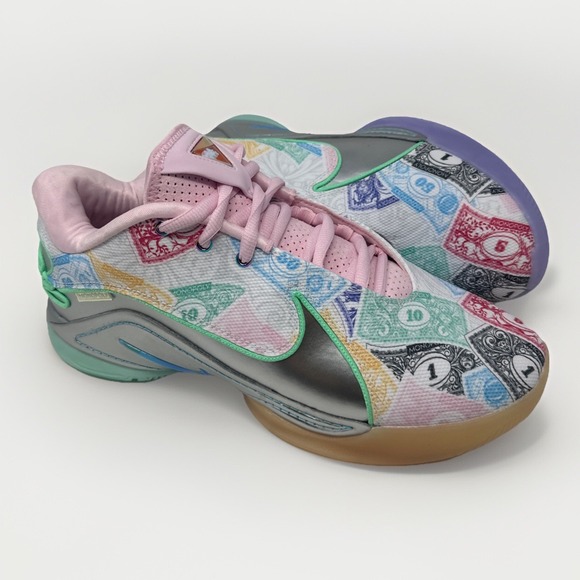 Nike LeBron 22 XXII Monopoly Currency White Multi Men\'s Size 9 NWOB FZ1097-100 main image 10